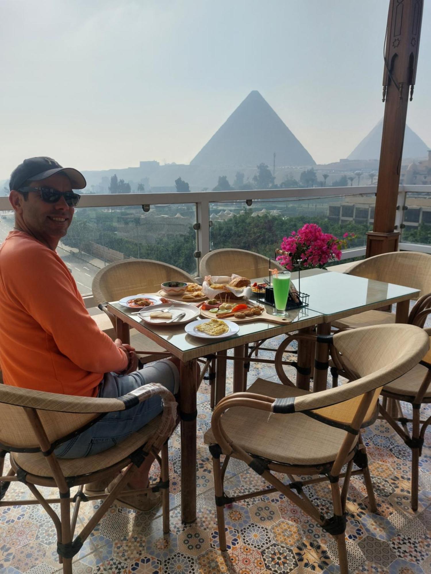 Kafret el-Gabal Doudou Pyramids View Hotel מראה חיצוני תמונה